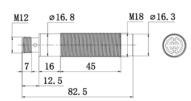 Interfaz del dispositivo M12 del acuerdo RFID del HF Modbus RS485 para la cadena de producción distribuida 1