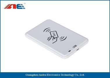 Lector blanco del HF USB RFID para el algoritmo anticolisión del RFID de la ayuda pasiva de las etiquetas
